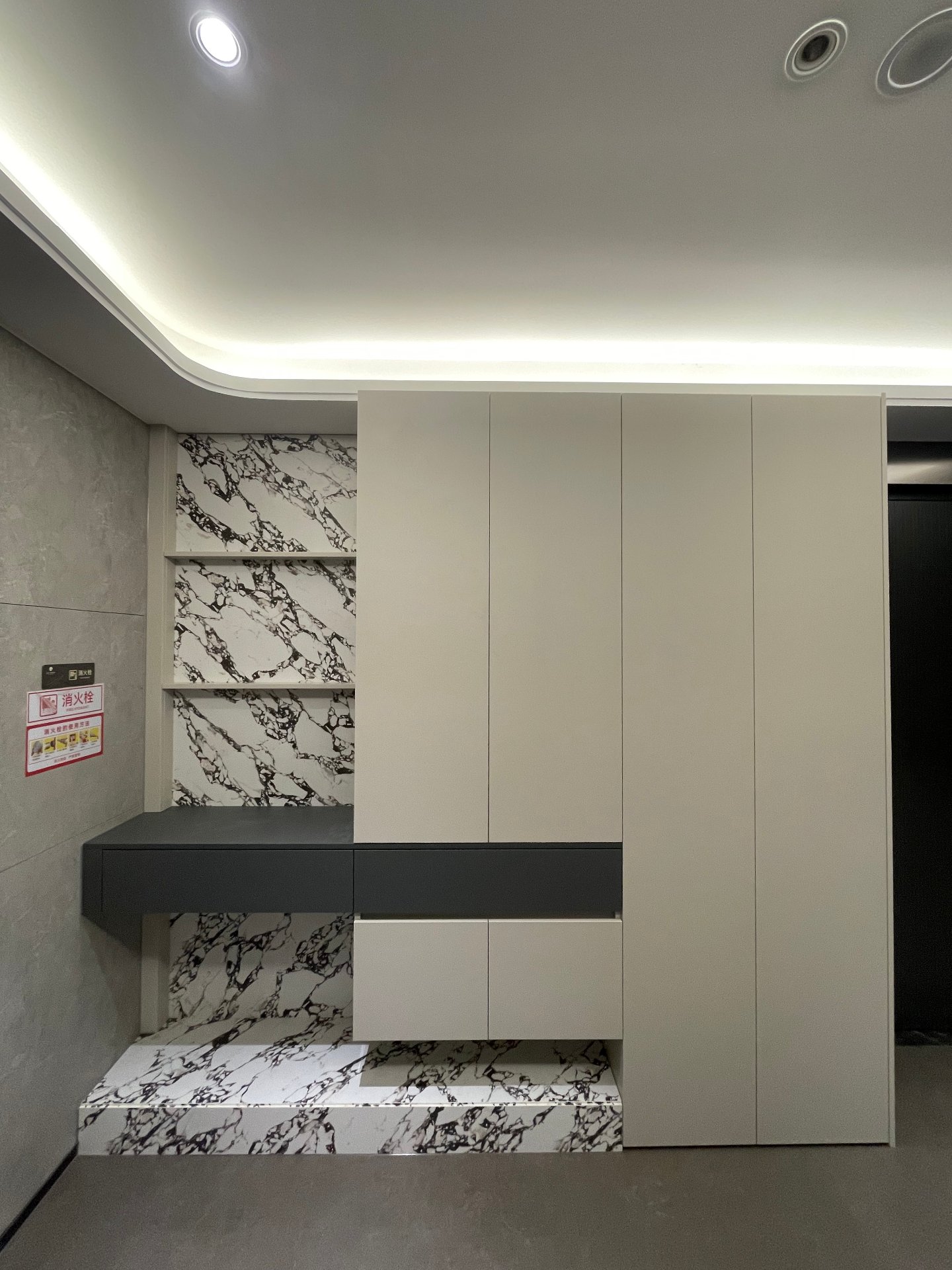 Aluminum Shoe Cabinet